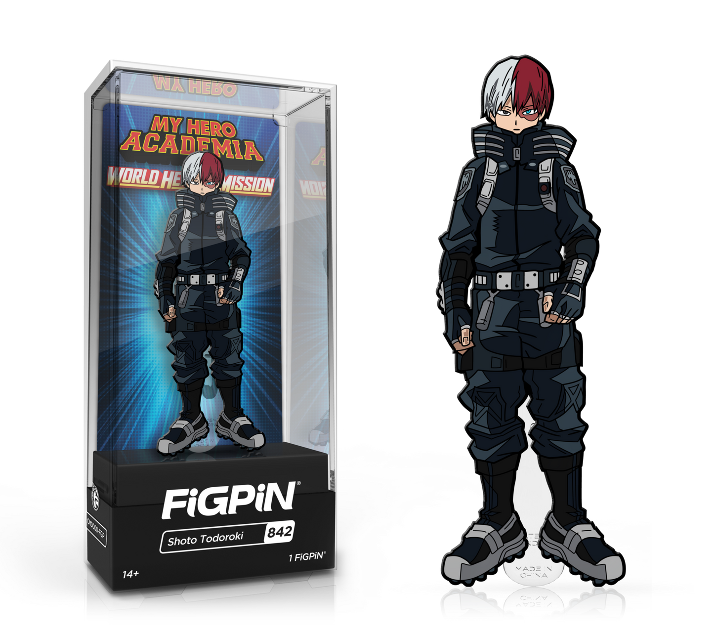 FiGPiN: My Hero Academia: World Heroes Mission - Shoto Todoroki (842)