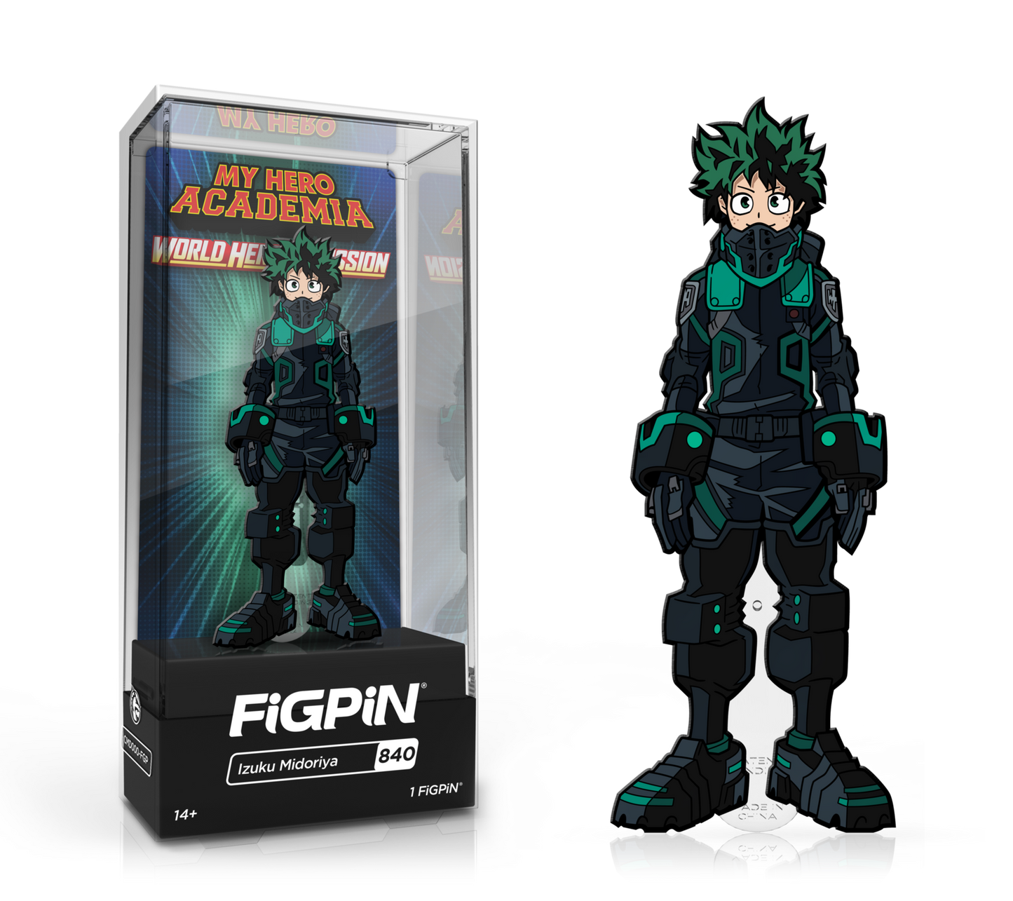 FiGPiN: My Hero Academia: World Heroes Mission - Izuku Midoriya (840)