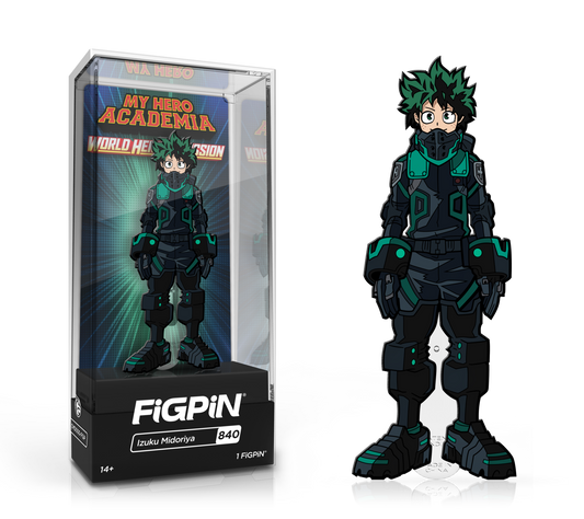 FiGPiN: My Hero Academia: World Heroes Mission - Izuku Midoriya (840)